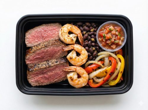 Steak & Shrimp Fajitas
